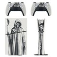 thumbnail image 1 of Grim Reaper Sketch Console Skin Bundle for PS5 Pro Slim Disc & Digital / PS4 – Full Wrap + Dual Controller Flair, 1 of 5