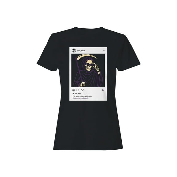 Grim Reaper Vibes Only Women's T-shirt