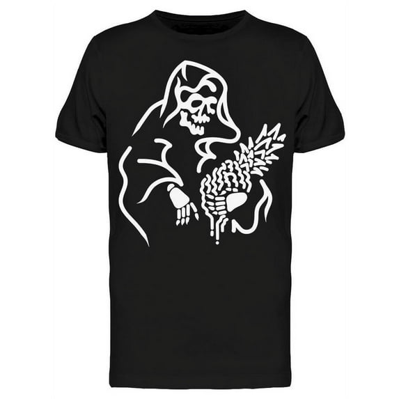 Grim Reaper With Pineapple T-Shirt Men -Image by Shutterstock, Male Small