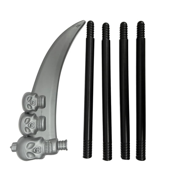 Grim Reapers Scythe Fake Grim Reapers Faux Scythes Blade Sickles Toy Halloween Cosplay Costume Detachable