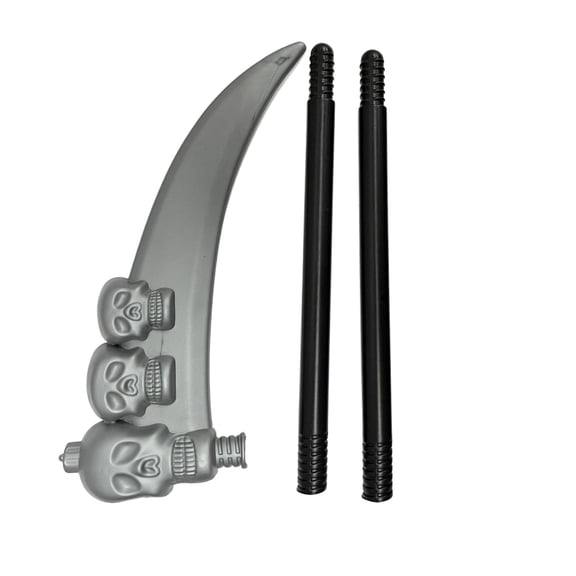 Grim Reapers Scythe Fake Grim Reapers Faux Scythes Blade Sickles Toy Halloween Cosplay Costume Detachable