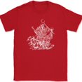 thumbnail image 1 of Grim Ripper T-Shirt Funny Graphic Boat Ride Humor Gift Novelty Tee - Red, S, 1 of 1