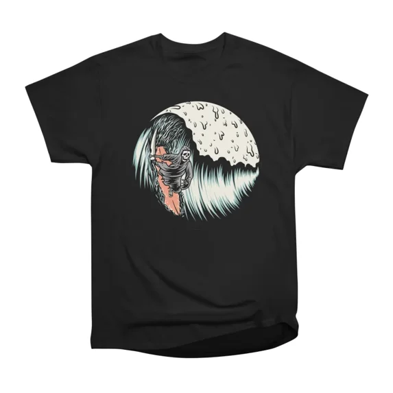 Grim Surfer T-Shirt Tee Gift For Him Merch For Her Apparel For Friend 1