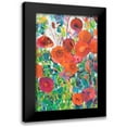 thumbnail image 1 of Grim, Tara Funk 13x18 Black Modern Framed Museum Art Print Titled - Vivid Poppy Collage I, 1 of 5