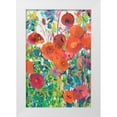 thumbnail image 1 of Grim, Tara Funk 13x18 White Modern Wood Framed Museum Art Print Titled - Vivid Poppy Collage I, 1 of 4