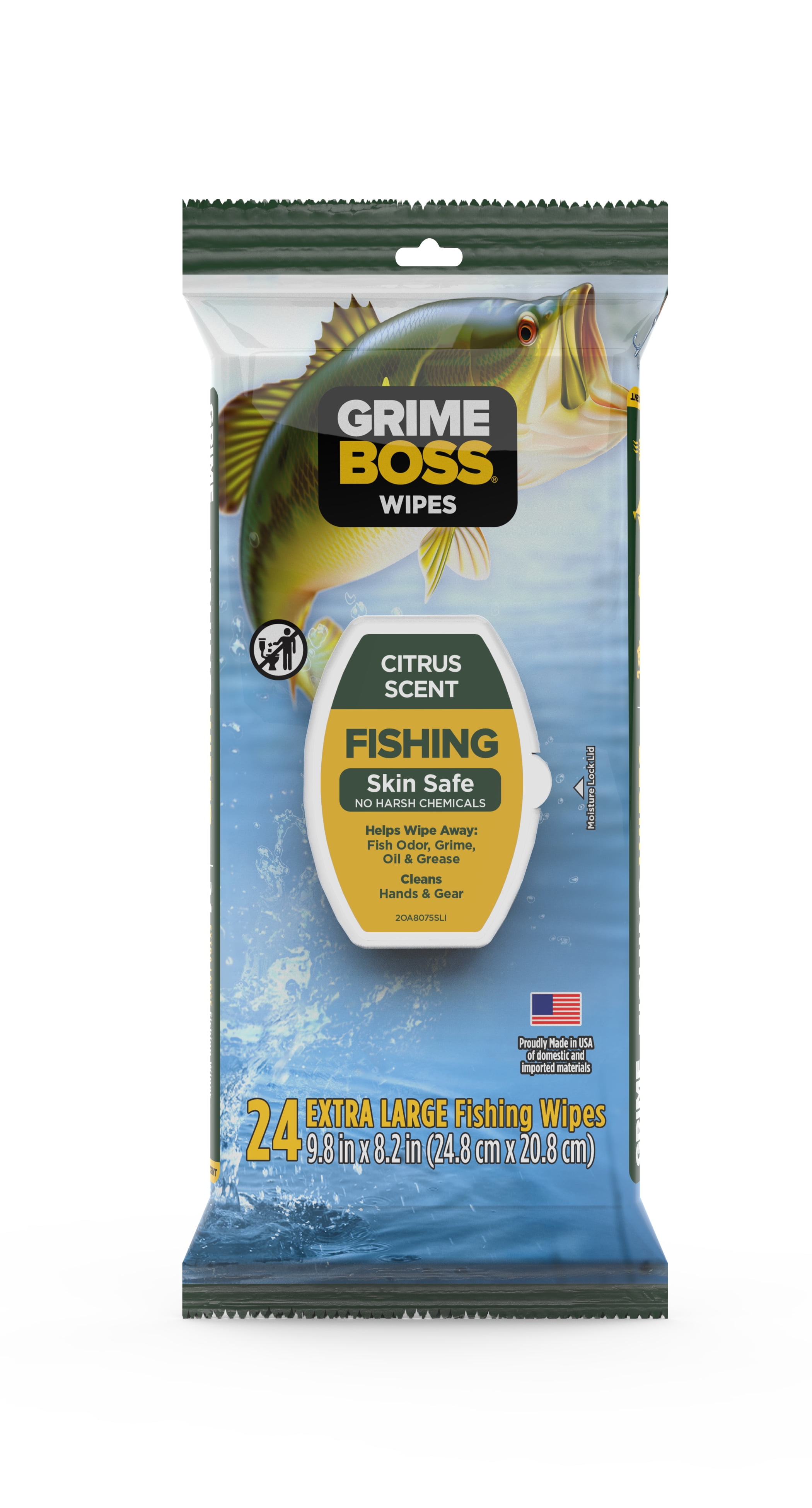 Grime Boss A541S30X 30ct Original Citrus Scent Wipes — Painters Solutions