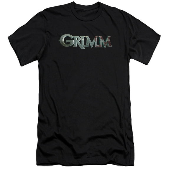 Grimm - Bloody Logo - Premium Slim Fit Short Sleeve Shirt - Large