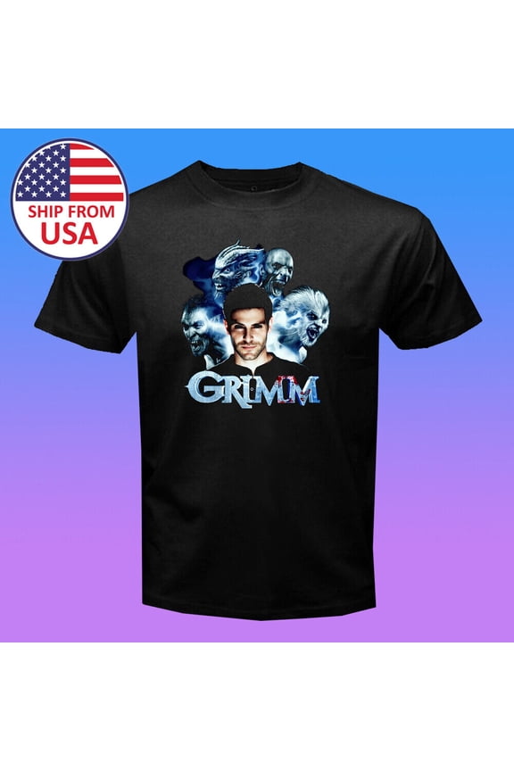 Grimm Drama TV Men's Black T-Shirt Size S-5XL
