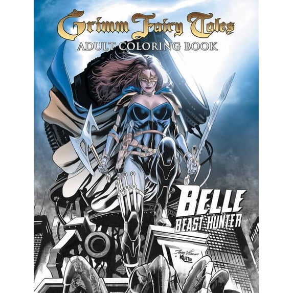 Grimm Fairy Tales Adult Coloring Book: Belle
