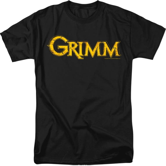 Grimm Gold Logo Adult 18/1 T-Shirt Black