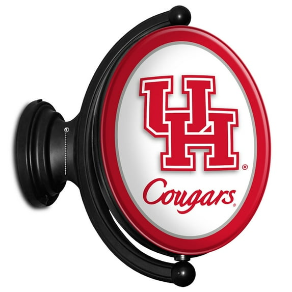 Houston Cougars 23'' x 21'' Logo Illuminated Rotating Wall Sign