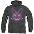 thumbnail image 1 of Grimm Retchid Kat Adult Heather Hoodie Sweatshirt Black, 1 of 1