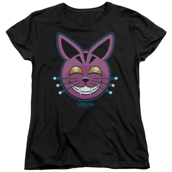 Grimm Retchid Kat Women's T-Shirt Black Black