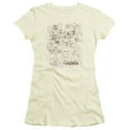 thumbnail image 1 of Grimm Wesen Sketches Junior Women's T-Shirt Sheer Cream Cream, 1 of 1