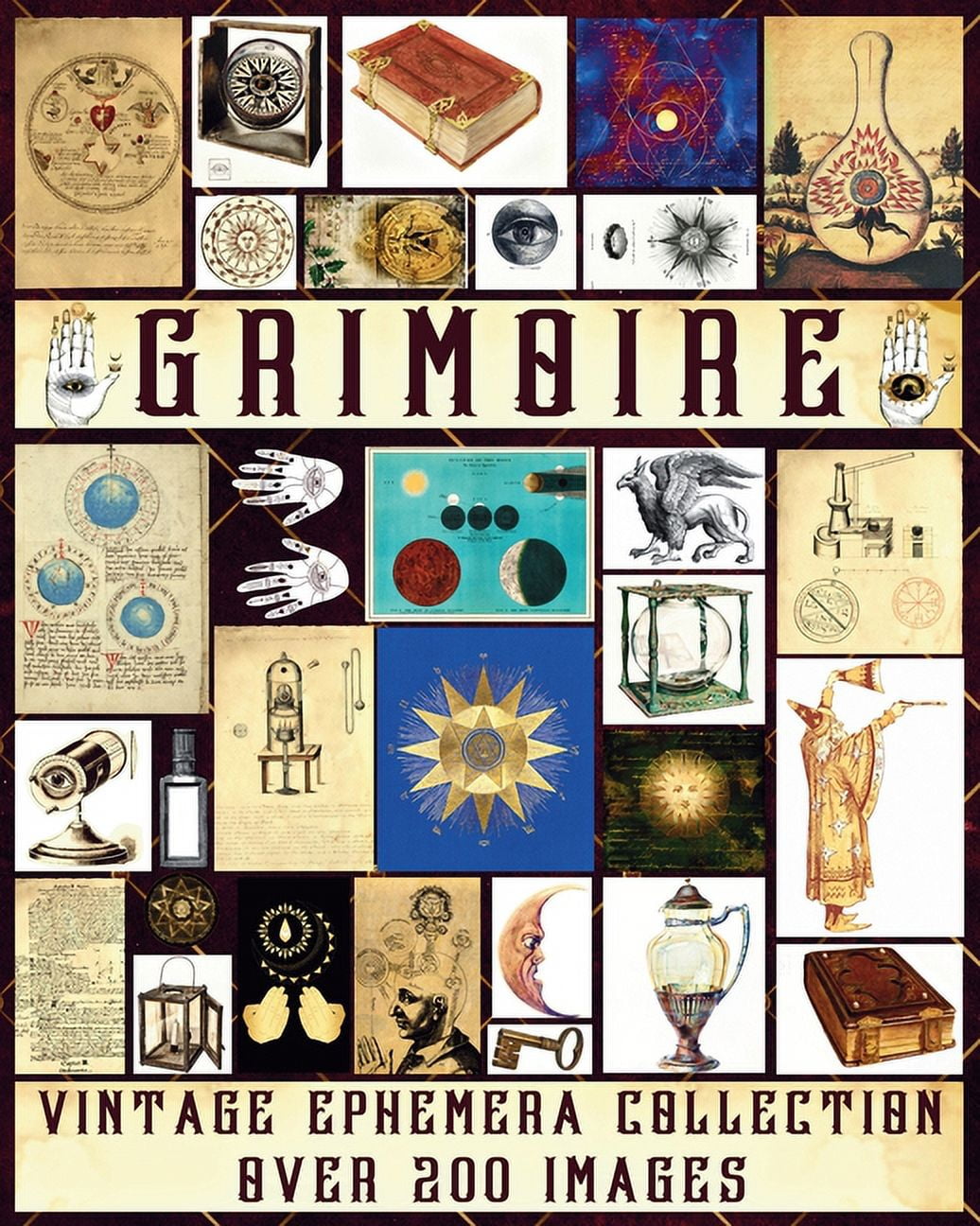 Grimoire Vintage Ephemera Collection: Over 200 Unique Images for Junk Journals, Scrapbooking, Collage Art, Decoupage (Paperback) - Walmart.com grimoire-vintage-ephemera-collection-over-200-unique-images-for-junk-journals-scrapbooking-collage-art-decoupage-paperback-walmart-com