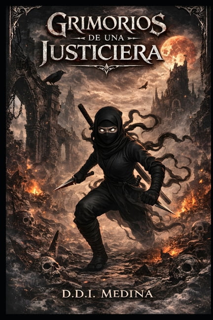 Grimorios de una Justiciera: Una novela de fantasÃ­a oscura de asesinos y magia de sangre, (Paperback)