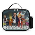 thumbnail image 1 of Grimsburg Insulated Portable Lunch Bag Leather Detachable Lunchbag Meal Bag Bento Bag Picnic Bag Reusable Lunch Box, 1 of 8