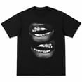 thumbnail image 1 of Grin Fang Graphic T-Shirt, Unisex Classic Fit Cotton Tee, 1 of 9