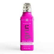 Grin Healthy Gums Oral Rinse - 16 oz - Healthy Gums Mouthwash, Smooth Mint Flavor, Alcohol-Free, Organic Ingredients, Aloe & Xylitol, Essential Oils, Bottle Made From Recycled Plastic