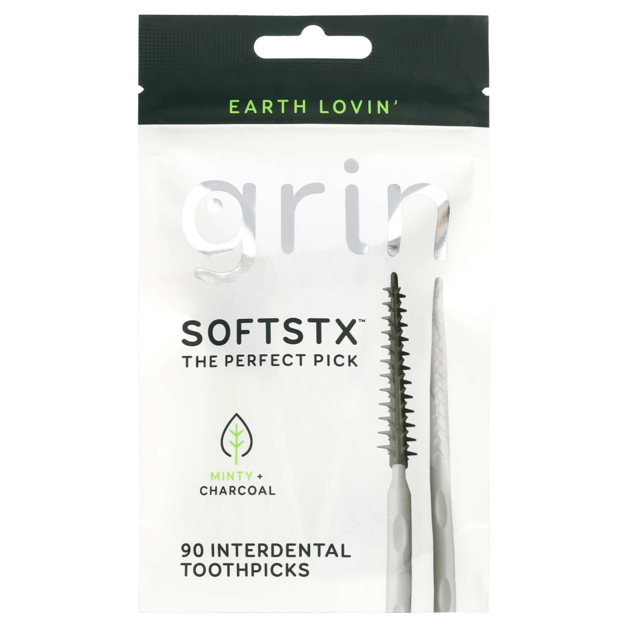 Grin Softstx Charcoal 90 Ct - Walmart.com