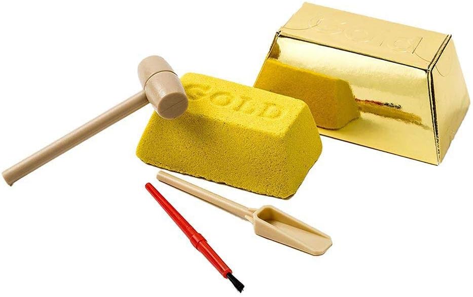 Grin Studios Super Gold Dig It Mystery Blind Box Find Real Gold in