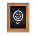thumbnail image 1 of Grin White Cute Chat Happy Pattern Desktop Wooden Photo Frame Display Picture Art Painting Multiple Sets, 1 of 4