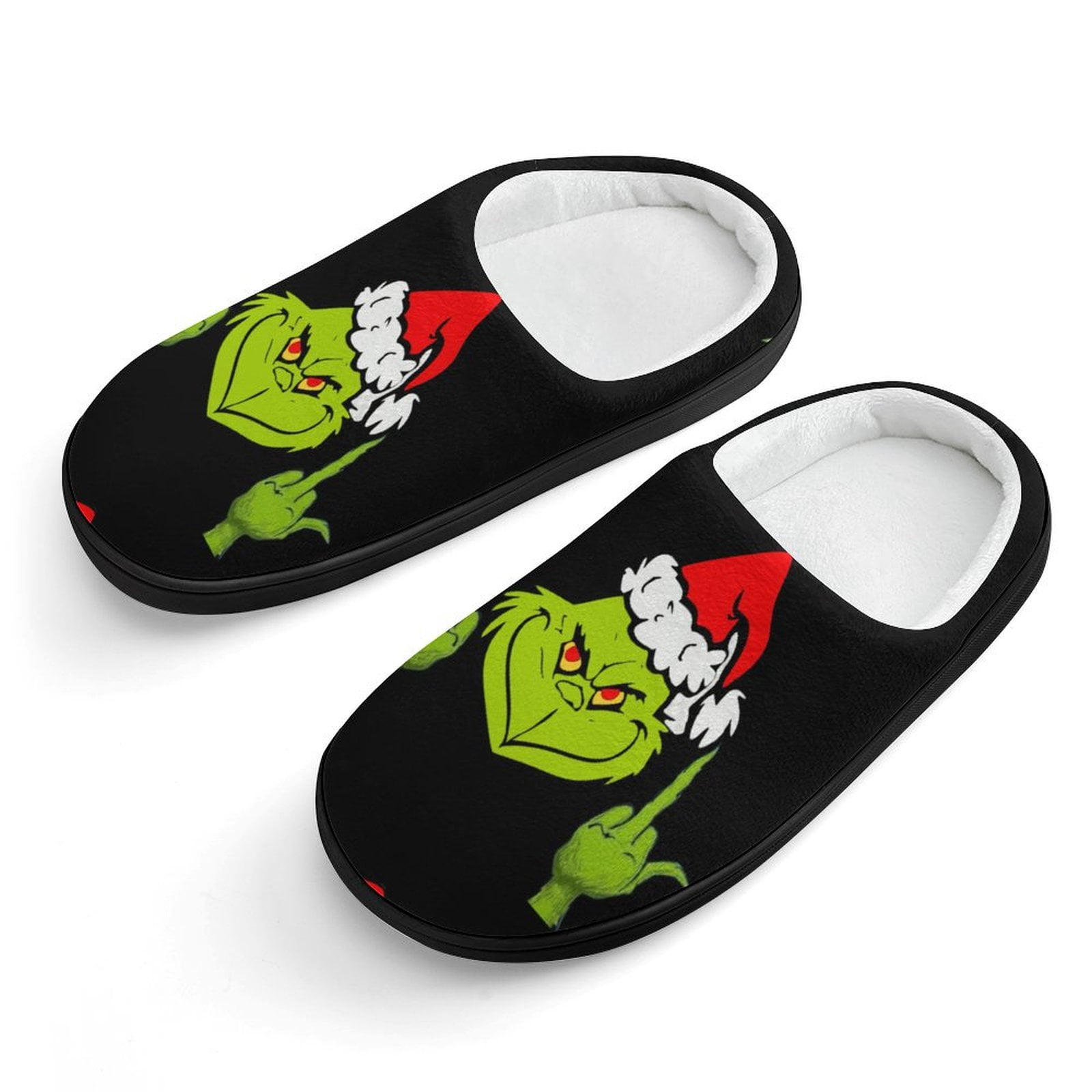 Grinch 6987 Slippers for Kids Girls Boys,Soft Plush Cute Slippers Non-Slip Toddler Warm House ...