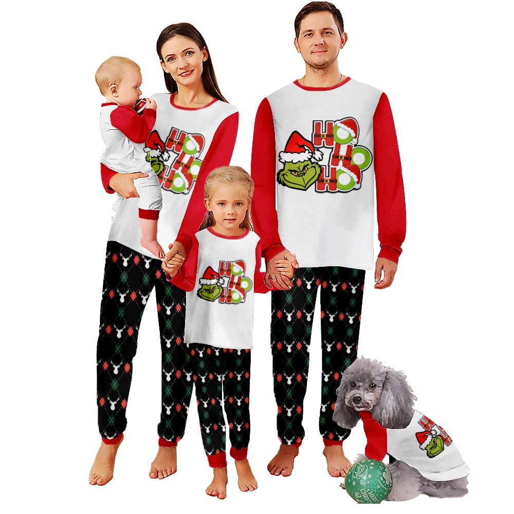 Grinch Adult Mens, Grinch Pajamas Sleepwear Sets