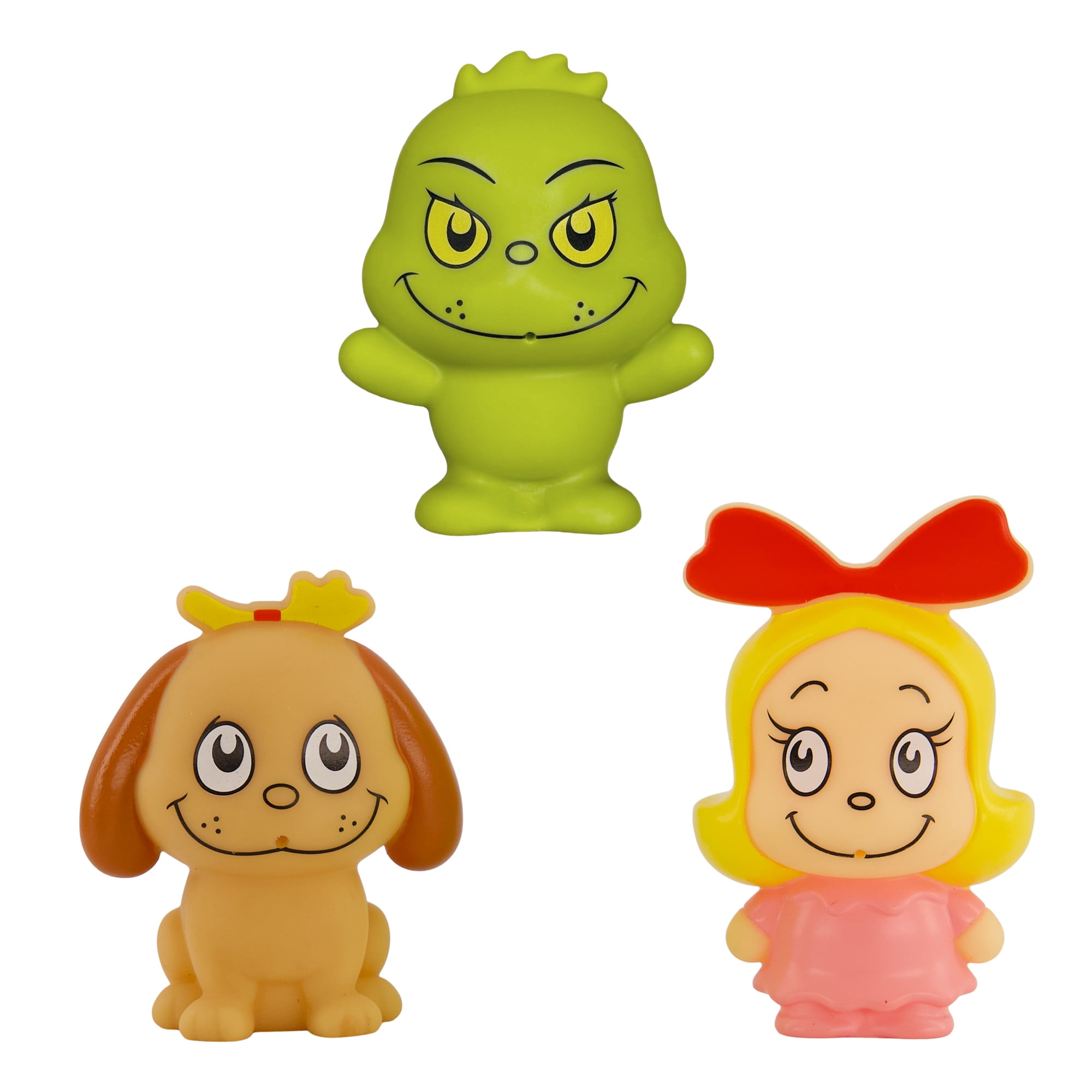 Infantino The Grinch Holiday Bath Squirters, Christmas Bath Toys