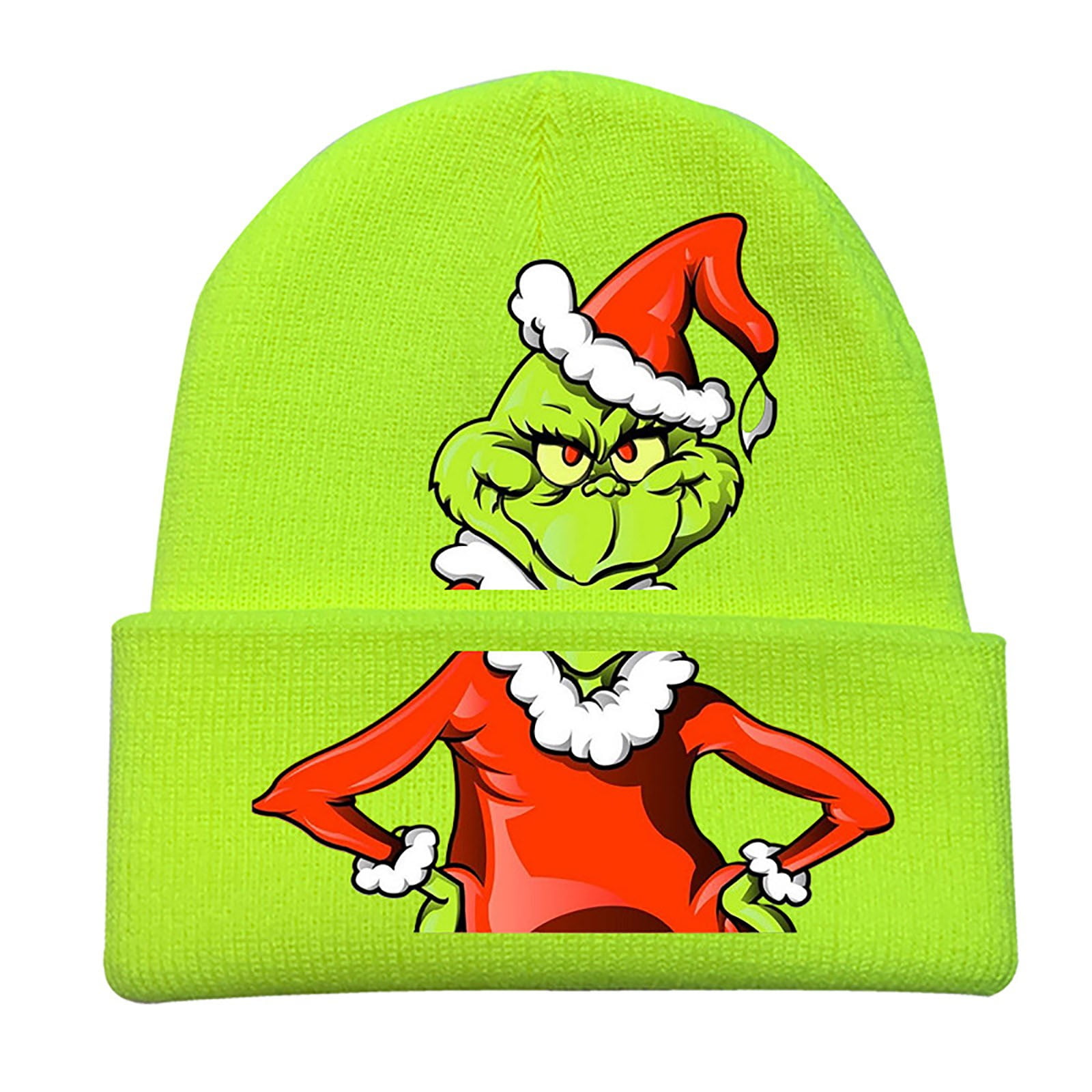 Grinch Beanie Winter Hats, Beanies Unisex Winter Thick Knit Beanie