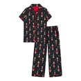 thumbnail image 1 of Grinch Boys Short Sleeve Sleep Button Front Top and Pants Pajama Set, 2-Piece, Sizes 4-12, 1 of 3