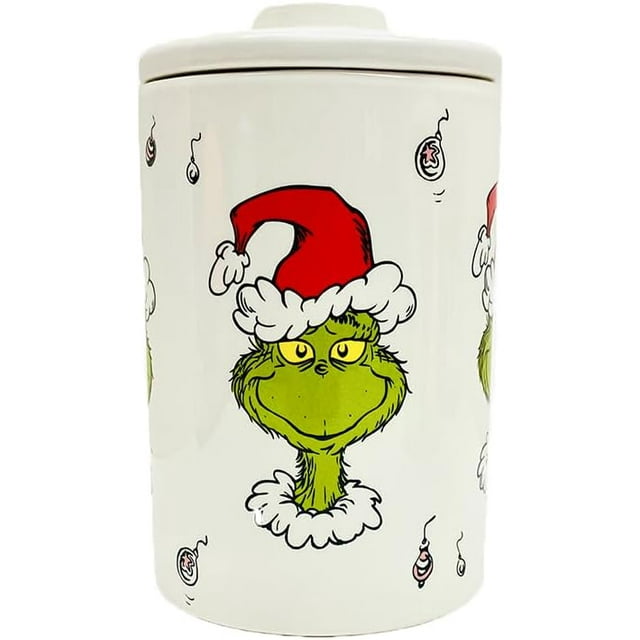Grinch Ceramic Kitchen Canister