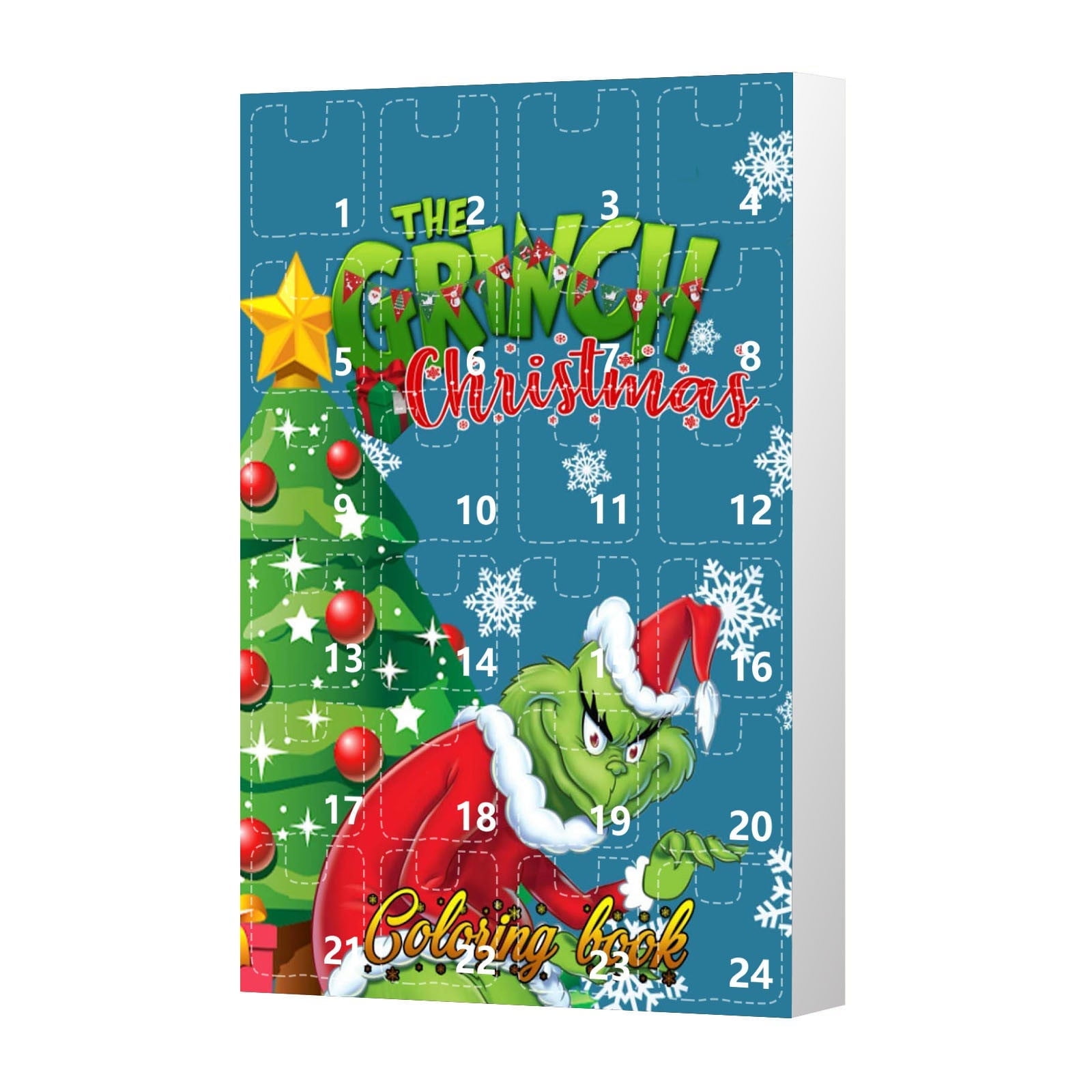 Grinch Christmas 2024! Grinch Advent Calendar 2024 for Kids 24 Days