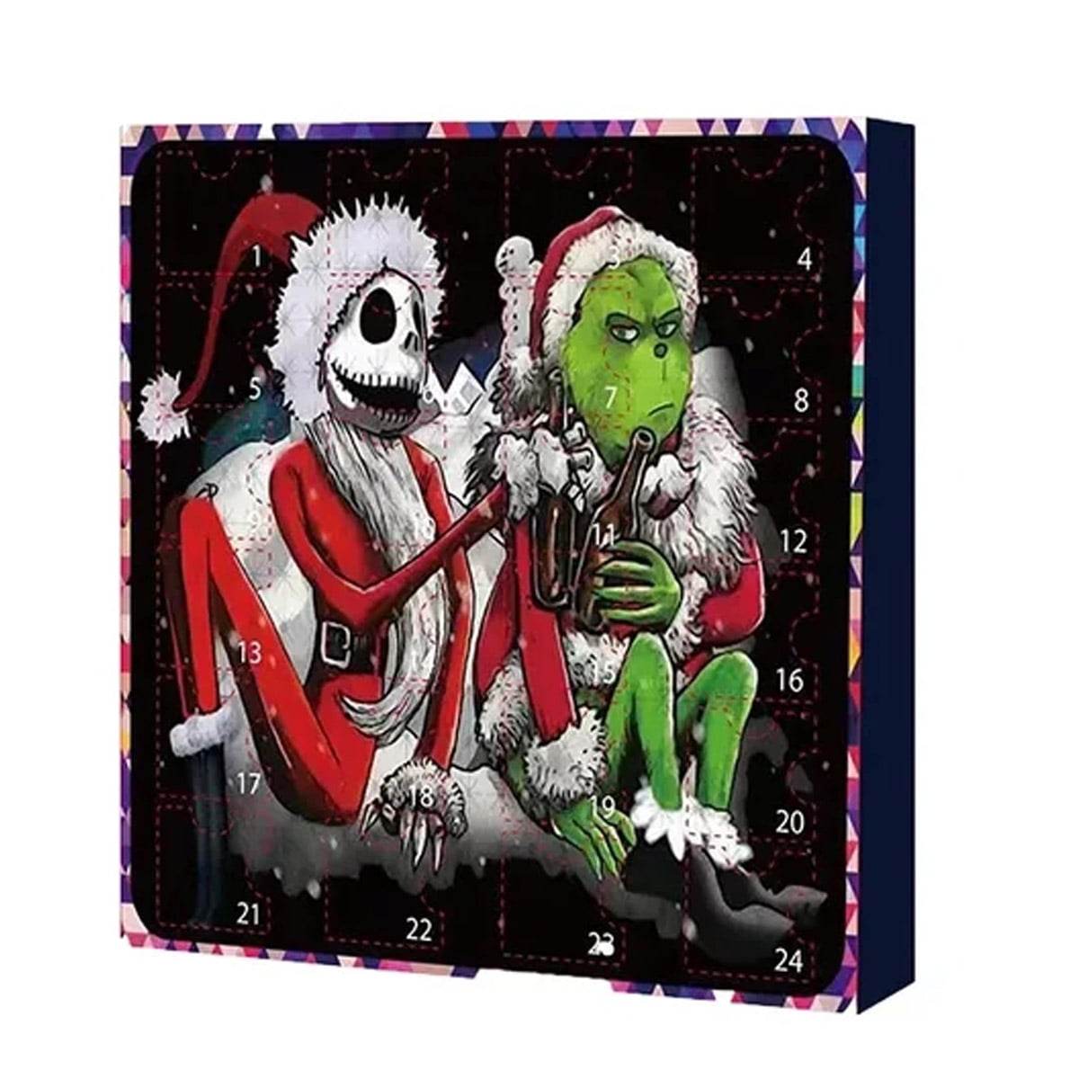 Grinch Christmas 24 Day Action Figures Kawaii Advent Calendar 2024