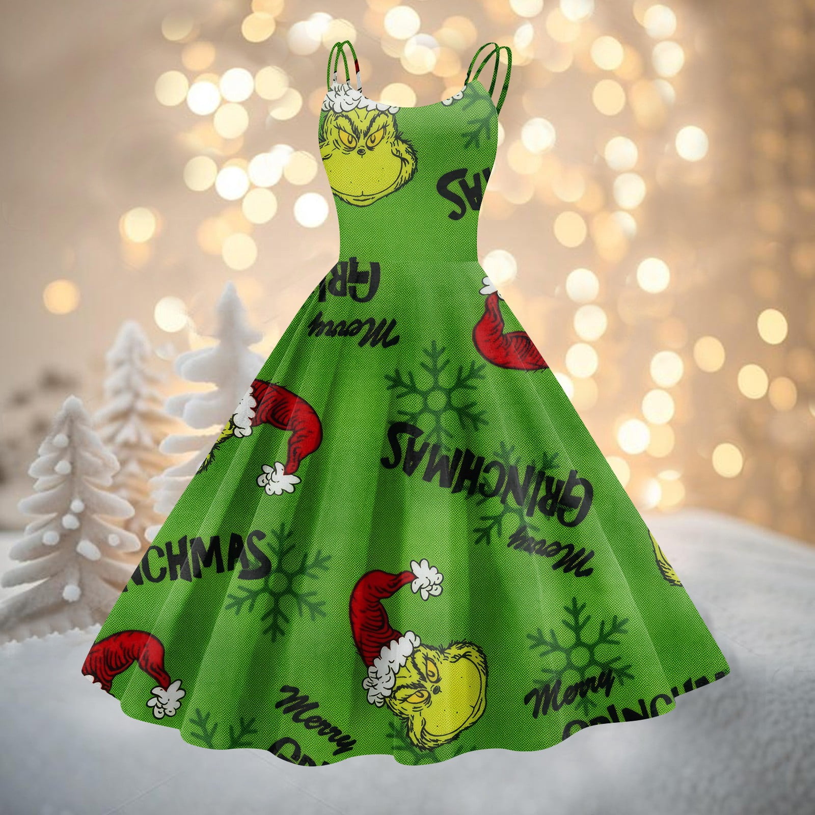 Grinch Christmas Costume Dress - Matching PjsWomen's Fashion Christmas ...