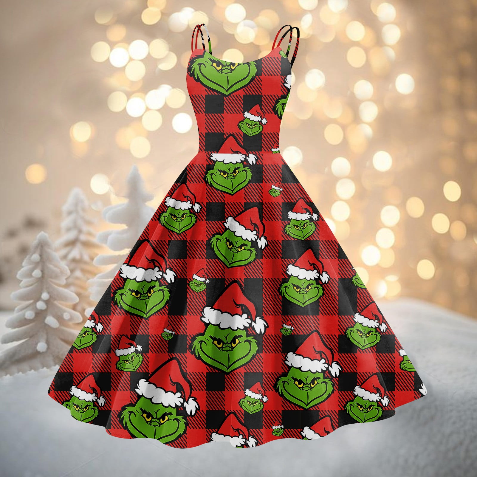 Grinch Christmas Costume Dress - Matching PjsWomen's Fashion Christmas ...