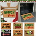 Grinch Christmas Decorations, Merry Grinchmas Front Door Mat Grinch