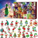 Grinch Christmas Decorations Ornaments Clearance 24PC Christmas Advent