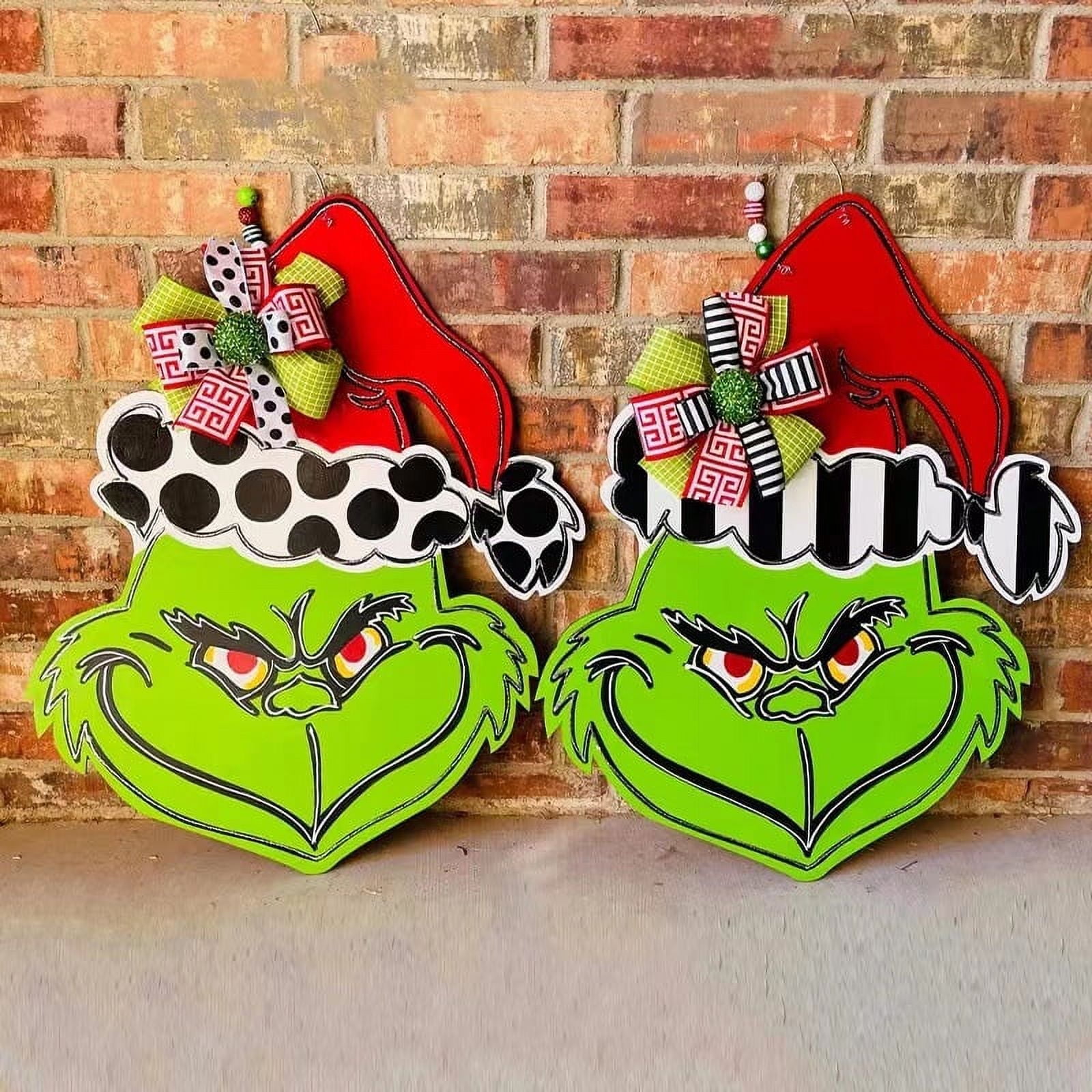 Grinch big decor on sale christmas cutout decor grinch digital download grinch christmas