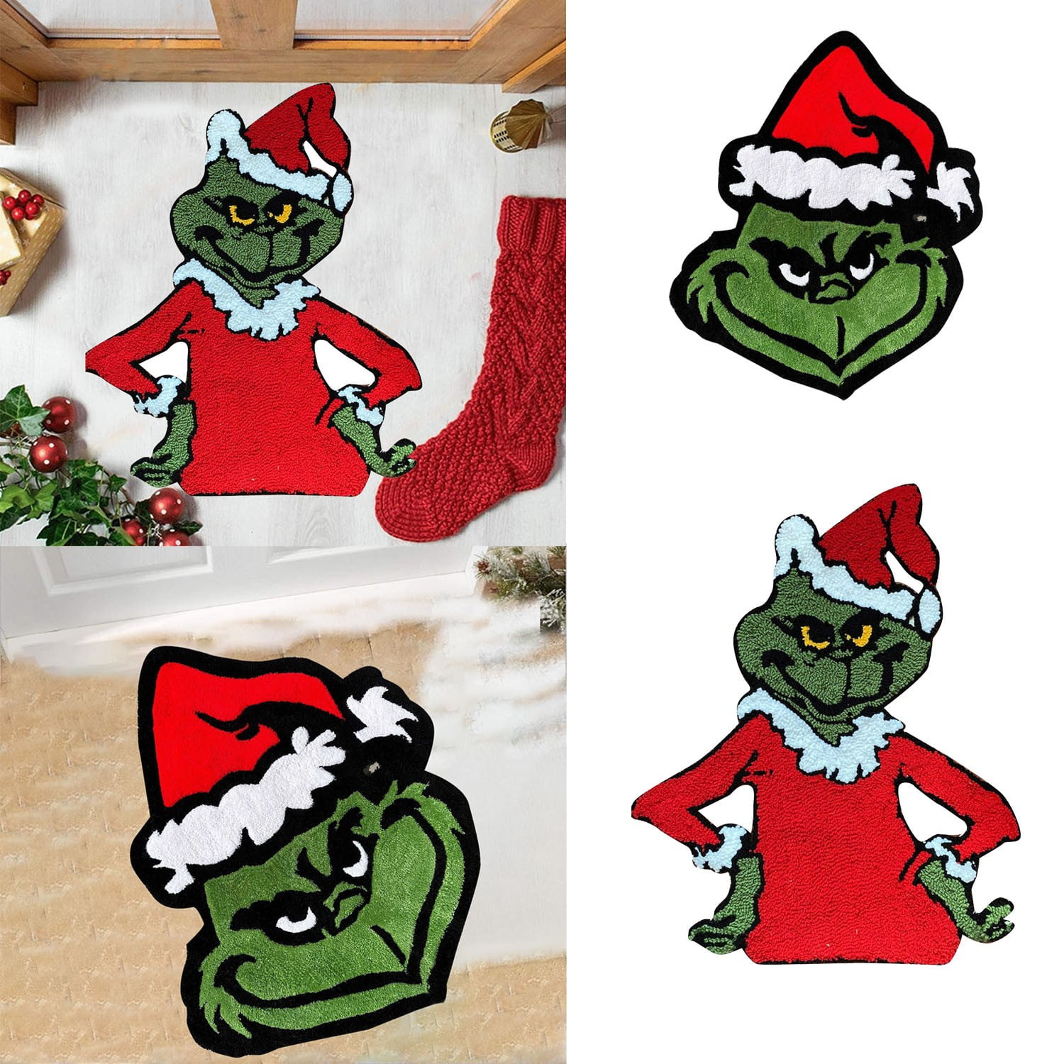 Grinch Christmas Door Mat Mat Christmas Rug For Outdoor