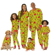 TKING FASHION Grinch Christmas Pajamas Family Christmas Pajamas Grinch! Grinch Matching Family Christmas Pajamas Set Grinch Loungewear Outfits Grinch Christmas Pjs Sets for Family Sleepwear