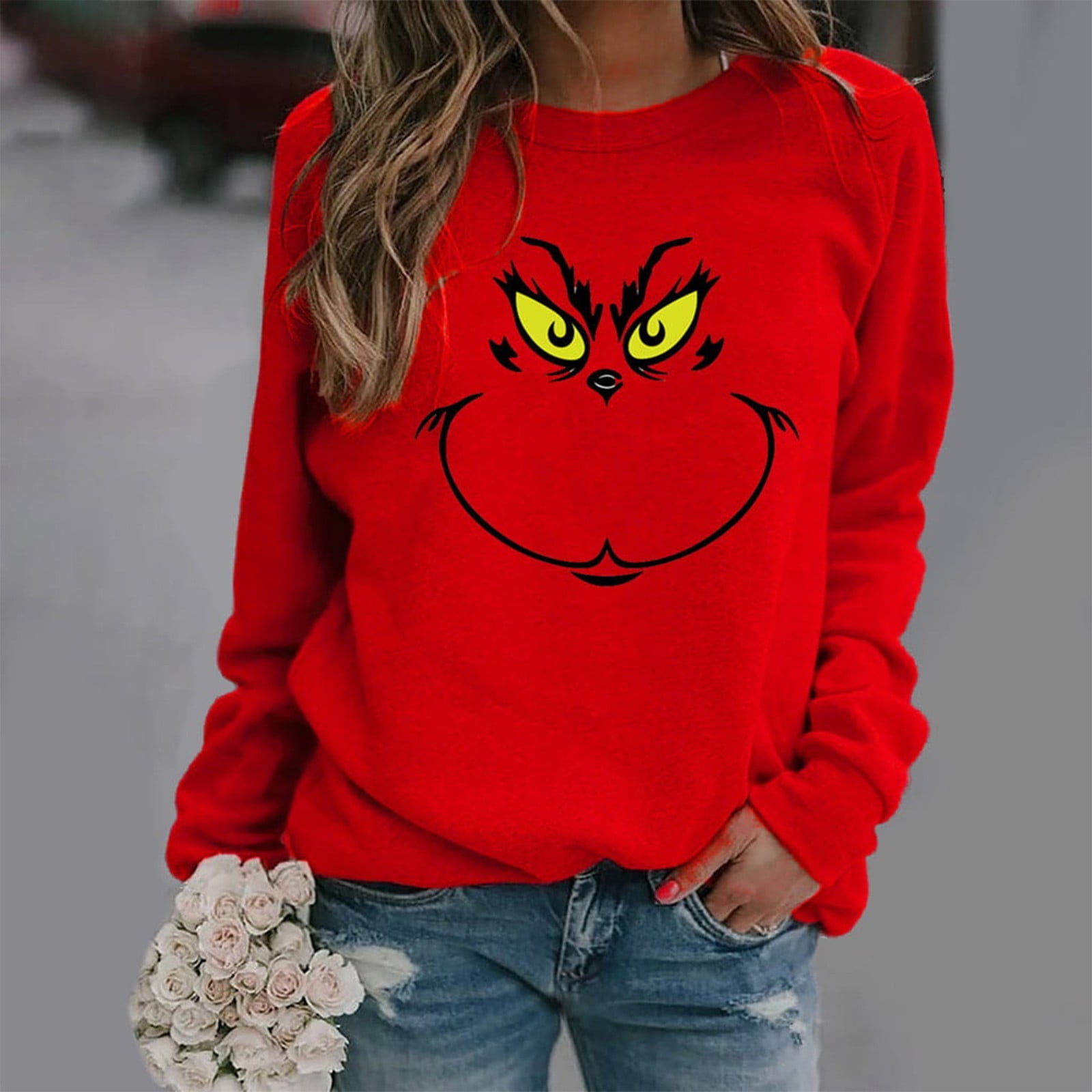 Grinch Christmas Shirt for Women, Merry Christmas Sweatshirt, Christmas