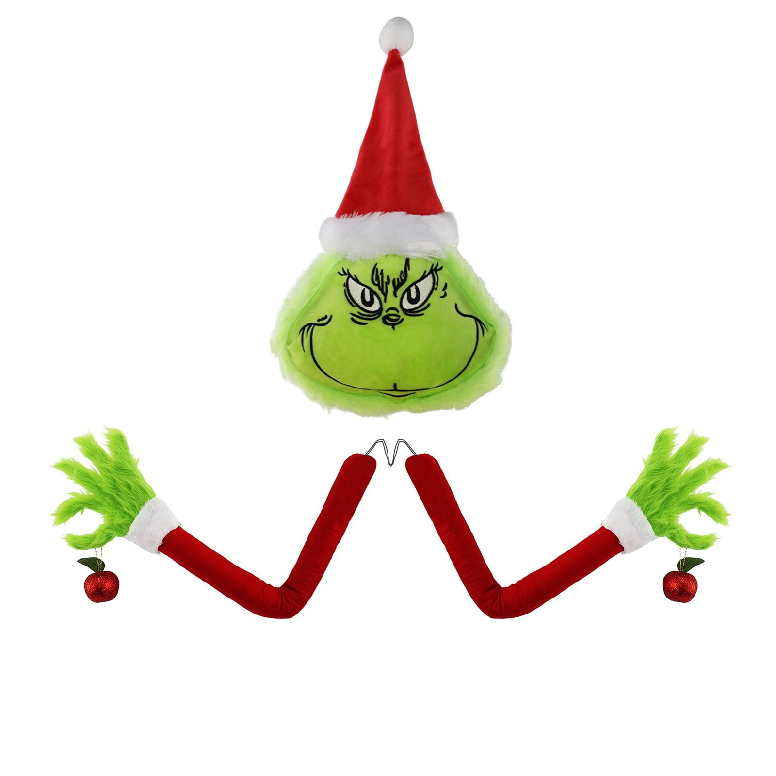 Grinch Head And Hands For Christmas Treenull