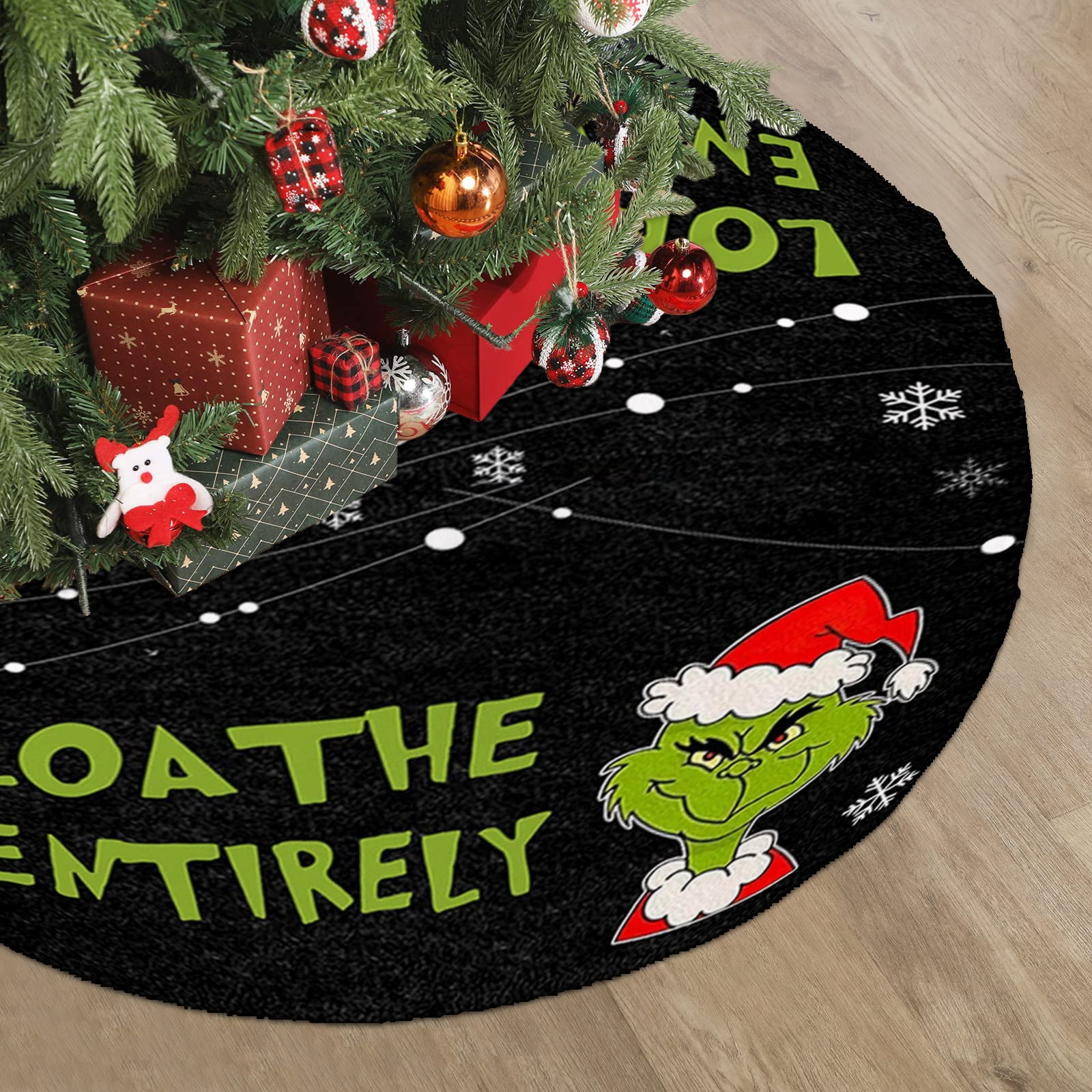 Grinch Christmas Tree Skirt Decoration,Christmas Tree Skirt,Christmas