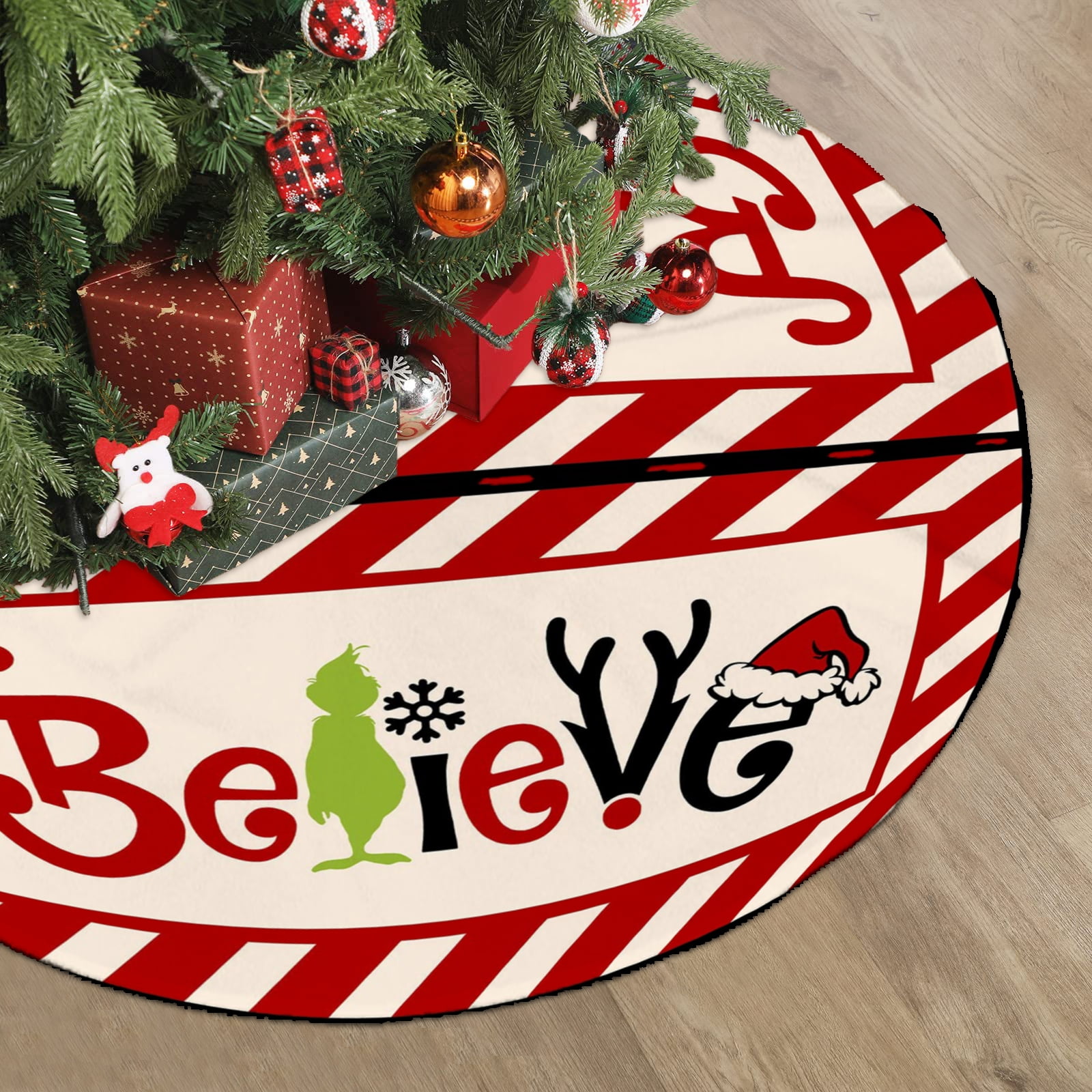 Grinch Christmas Tree Skirt Decoration,Christmas Tree Skirt,Christmas