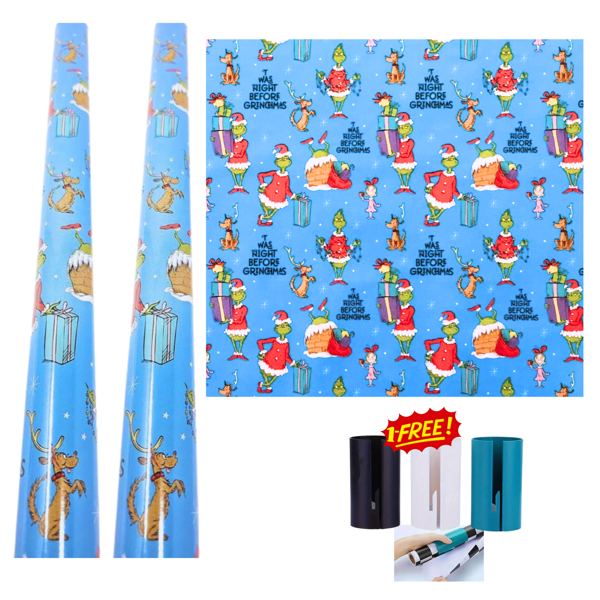 Wrapping Paper Cutter Christmas Wrapping Paper Cutting Tools Gift Wrapping  Paper Sky Blue 