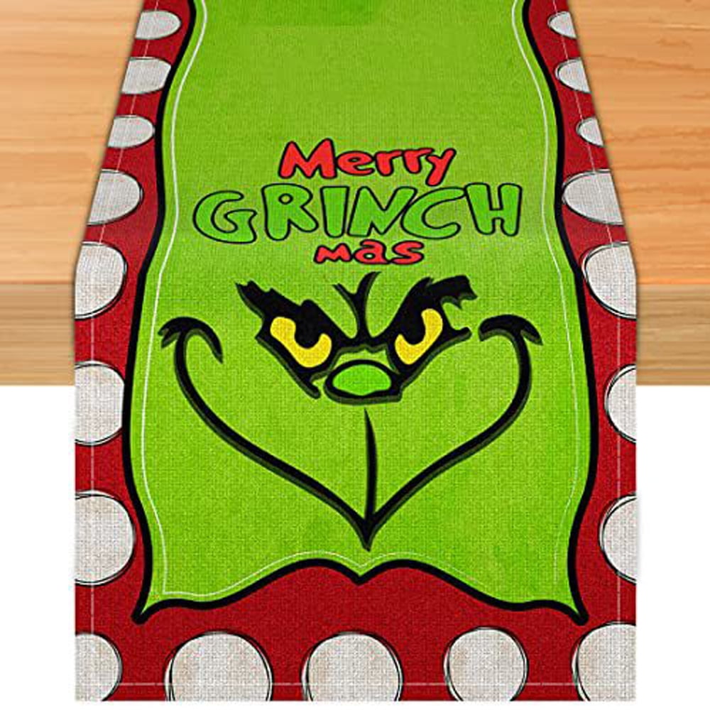 Grinch Christmas table, the way to decorate the Grinch Christmas table