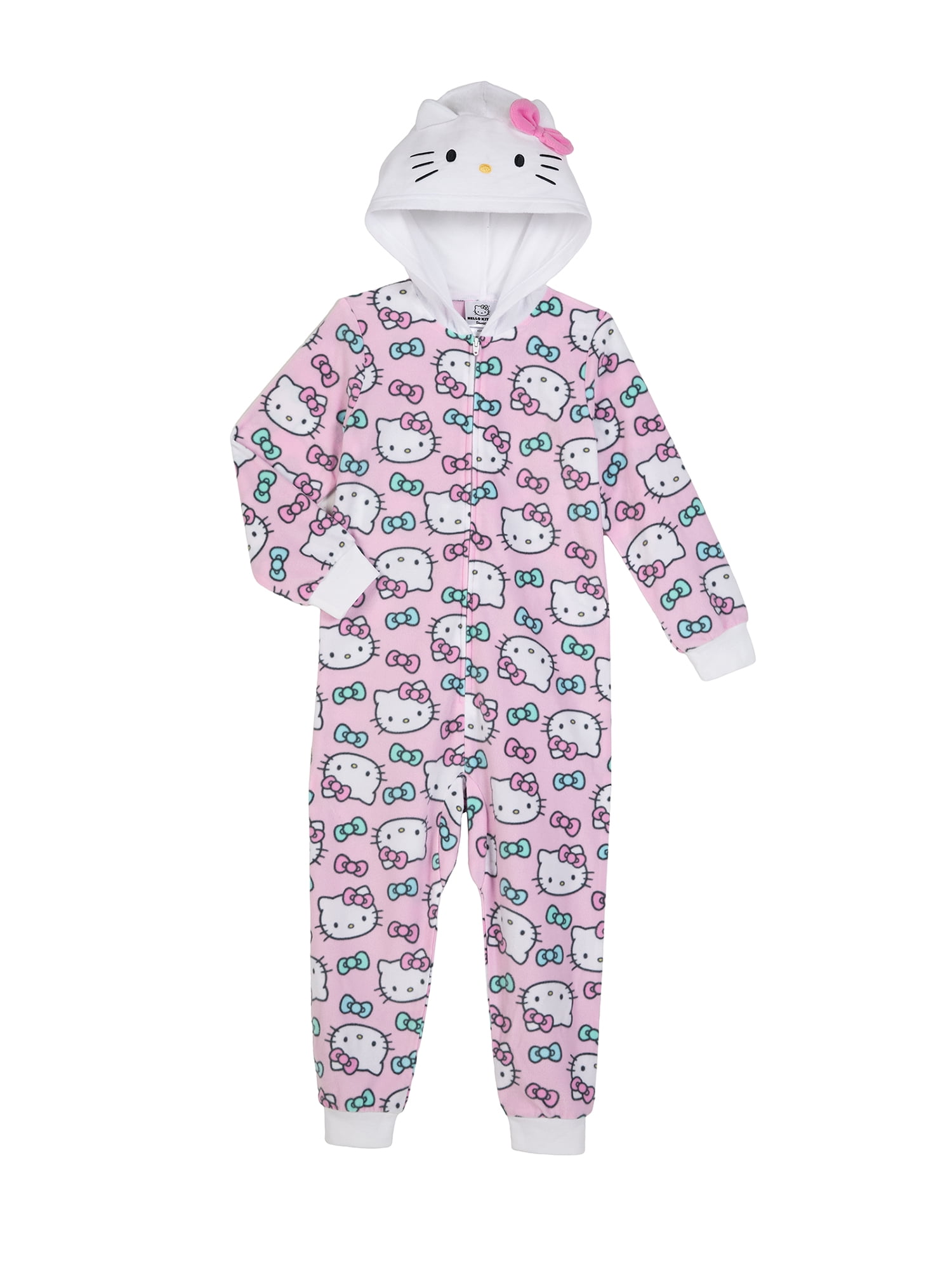 Grinch Cindy Lou Girls Union Suit with Hood, Sizes 4-12