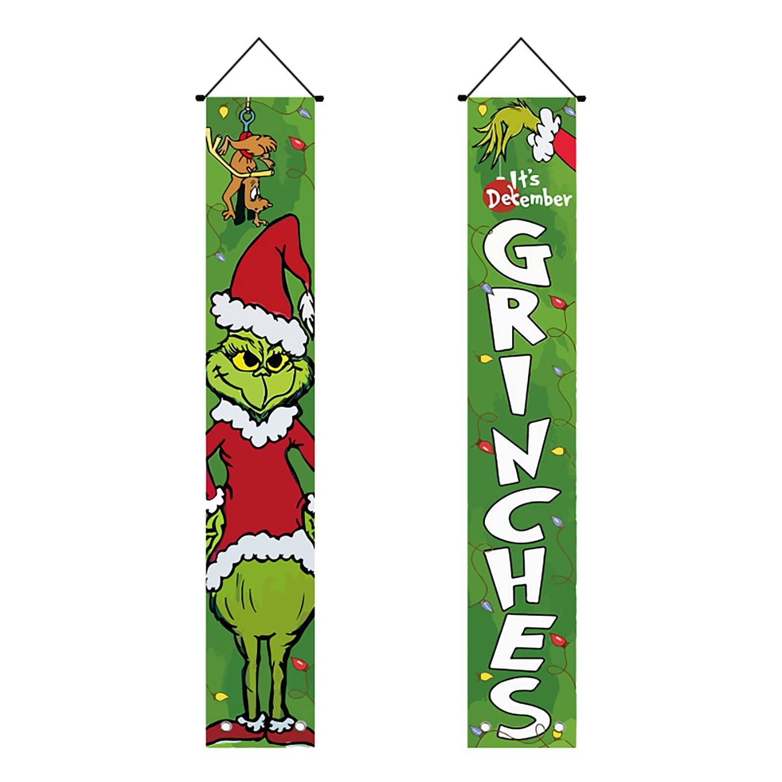 Grinch Decorations Clearance,Grinch Banner,Grinch Christmas Banners ...