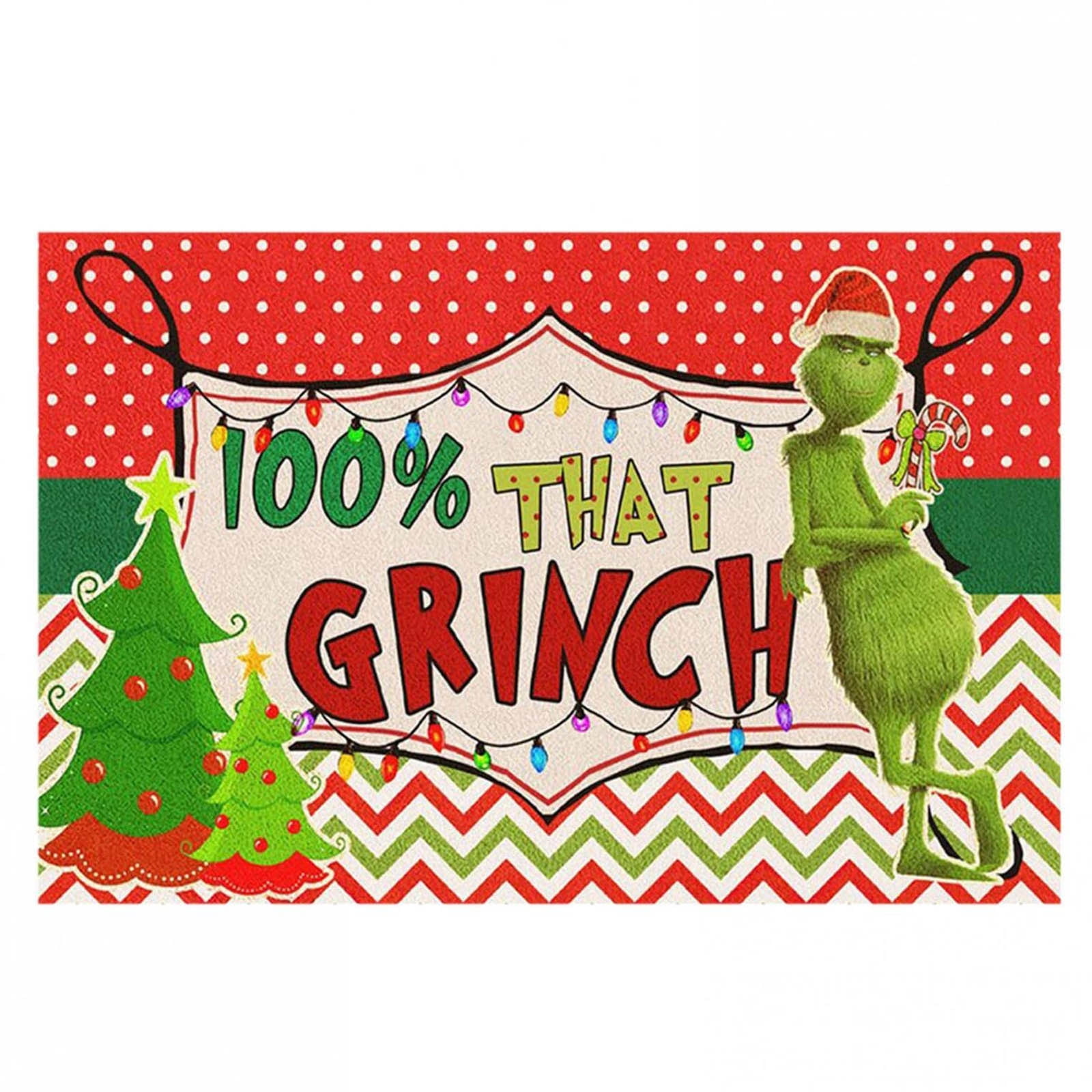Grinch Door Mat,Grinch Christmas Doormat,Grinch Christmas Door Mat